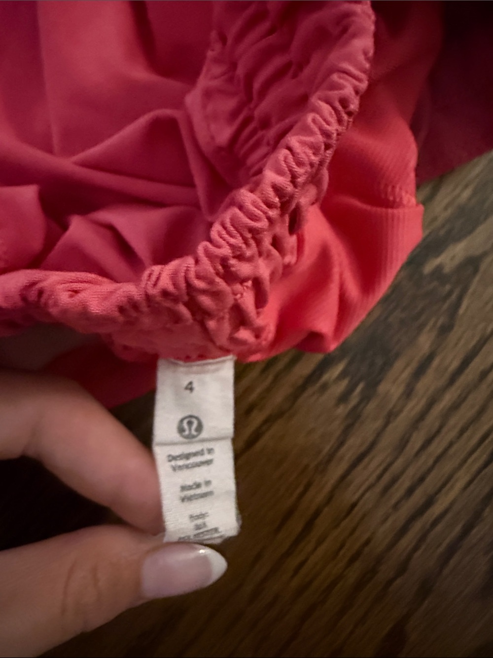 lululemon athletica Coral Pink Athletic Shorts